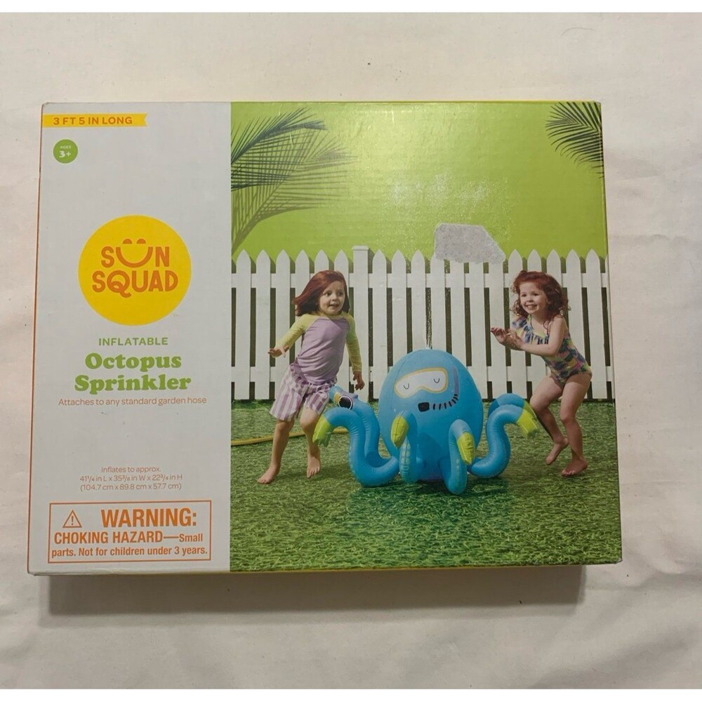 Sun Squad inflatable octopus Sprinkler